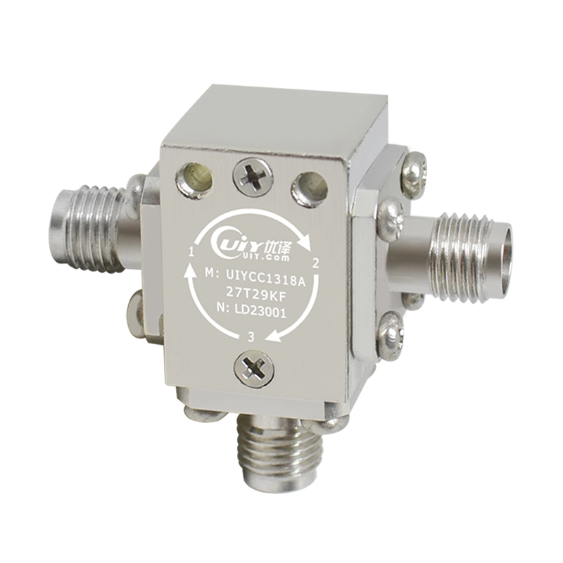 Typical Ka Band 27.0 to 29.0GHz RF Coaxial Circulator IL 0.5dB 2.92mm-Female