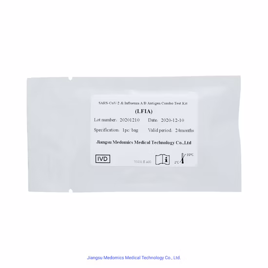 Kit de test de diagnostic d'antigène de virus de la grippe a et B de Hirikon Medical Test