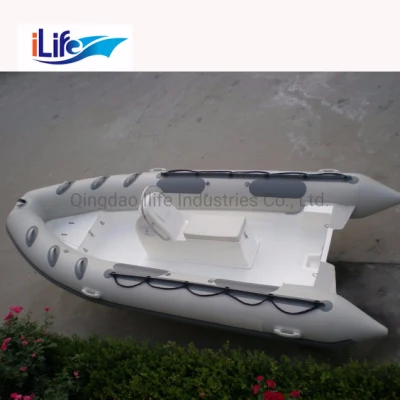 Ilife Il-B480t T-Series Coque Rigide Firberglass Travail Pêche Sport FRP Bateau de Sauvetage V Profond Sharp avec Console Centrale