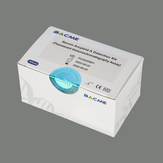 Outils de diagnostic clinique rapide Kit de test rapide SAA pour l'inflammation