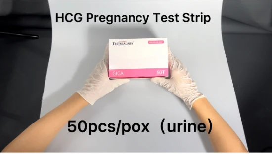 Cassette de test rapide de grossesse HCG pour fournitures médicales jetables de fertilité et de maladies infectieuses